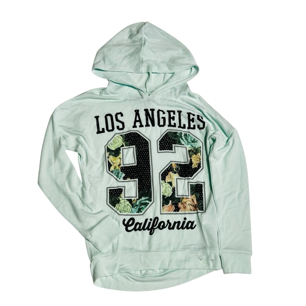 Urban Kids Light Green Los Angeles Hoodie